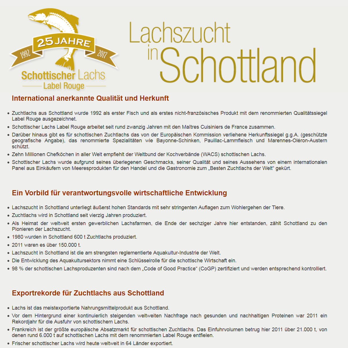 Frischer Lachs aus Schottland - Label Rouge - Irlandlachs