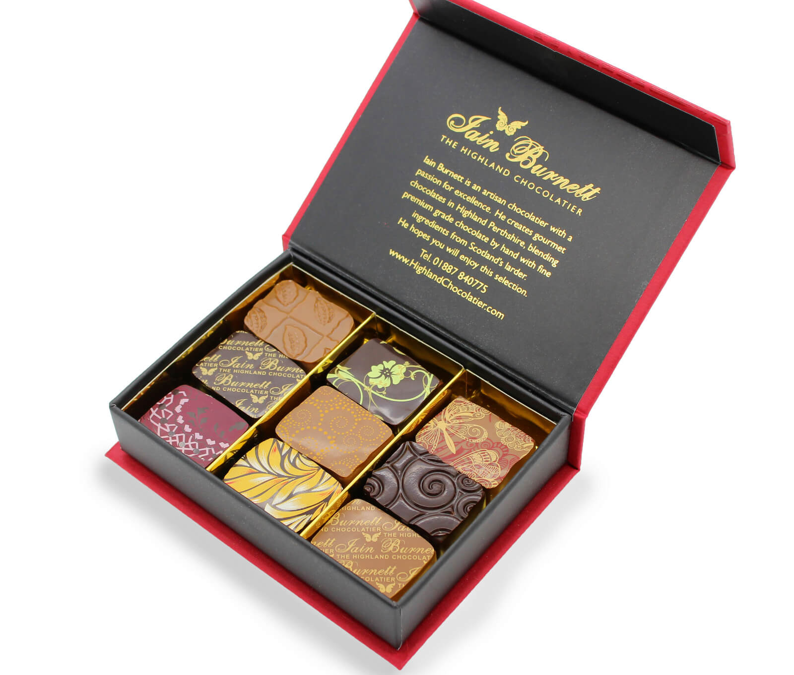 Award Winning Selection - Box of 9 chocolates von Iain Burnett