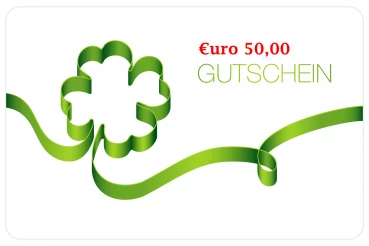 Gutschein Wert €uro 50,00 für unseren ONLINE-SHOP